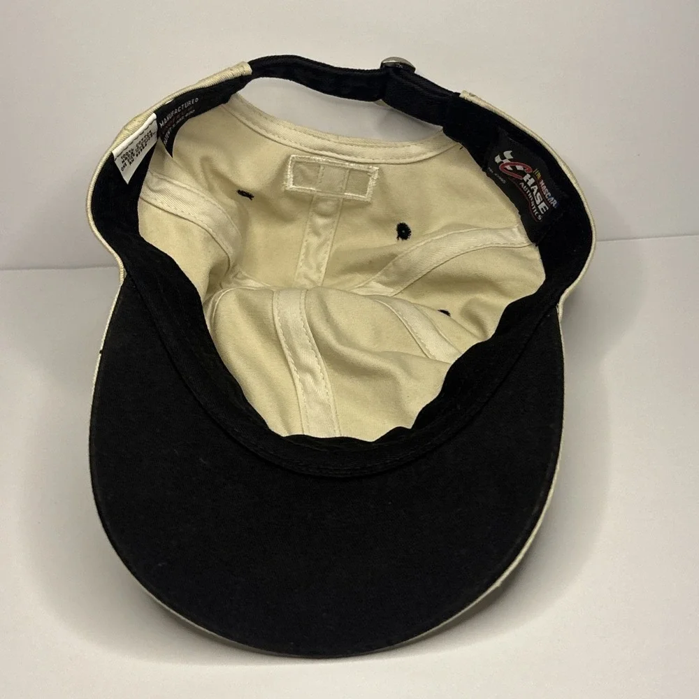 Carl Edwards Autographed NASCAR Baseball Cap Hat Beige Chase Fenway Racing 99